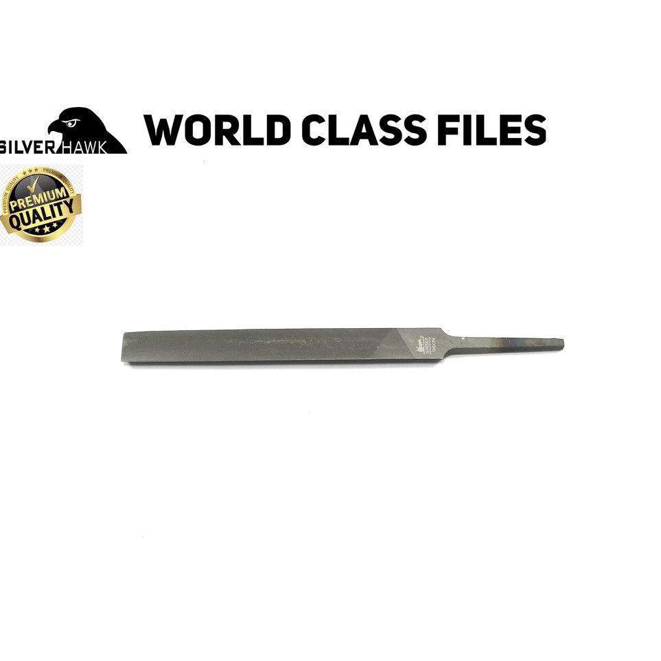 Laris Aba Silver Hawk Kikir Half Round 4" Halus Kikir Setengah Bulat 4 inchi Smooth ❄ ☑