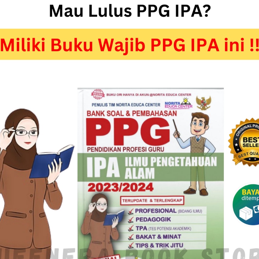 [WT-♫A♫] BUKU PPG IPA 2023/2024 - PPG ILMU PENGETAHUAN ALAM / trendings..