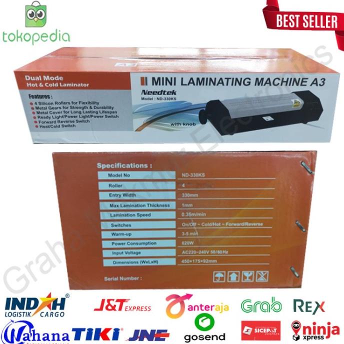 

Needtek Nd330 Ks Mesin Laminating - Laminator - Laminasi Nd-330 Ks