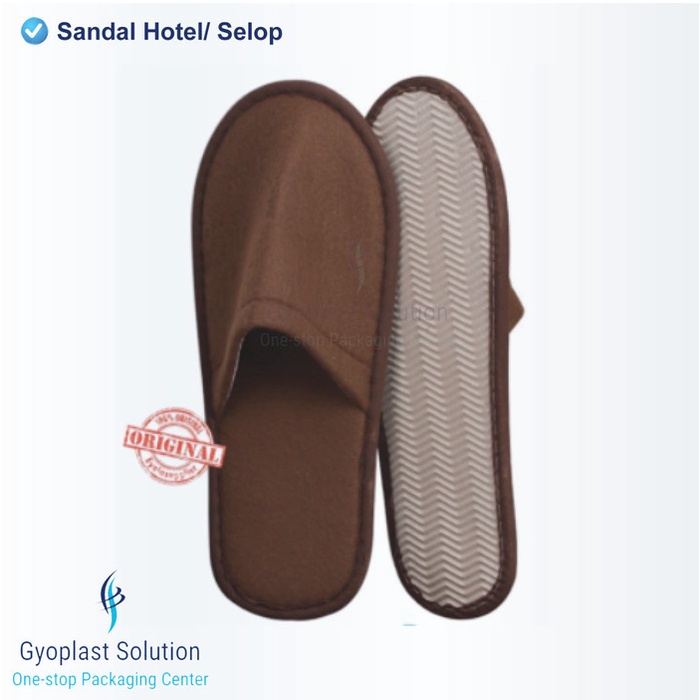 Murah Sandal Rumah Selop Studio Sendal Hotel Polos Tebal Indoor Slipper NON COD
