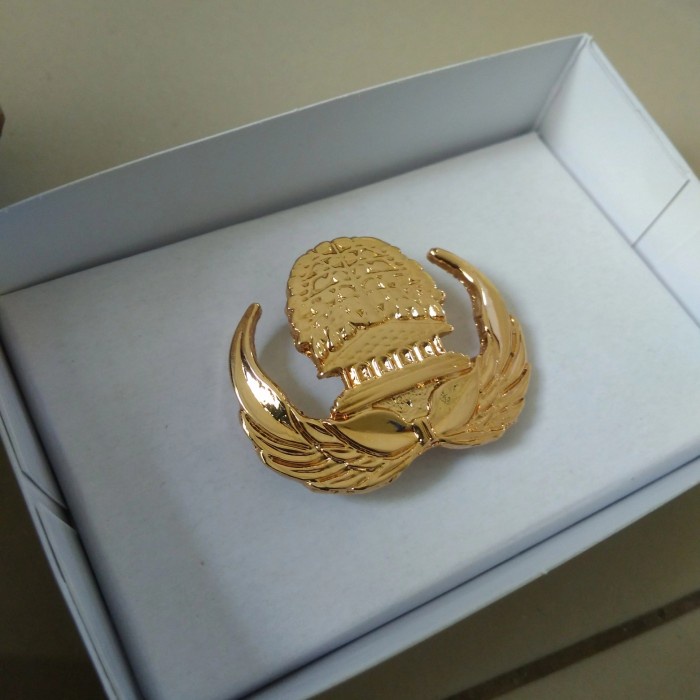 Murah pin wing brevet lencana korpri paku peniti magnet NON COD