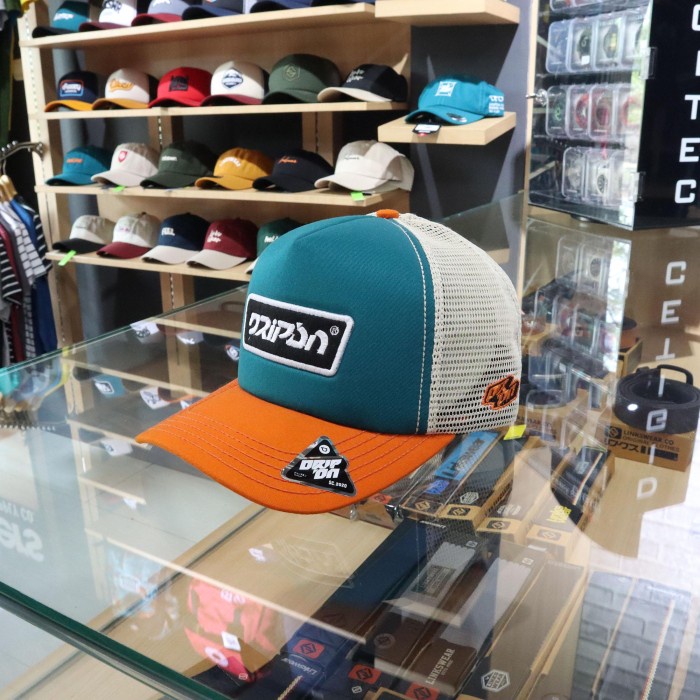 topi Topi Trucker Topi Jaring Topi Pria Dewasa Drip On - Orange Tosca(A3H6) topi pria gratis ongkir 