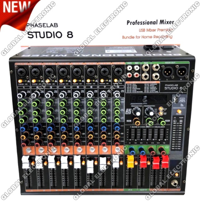 Mixer Audio Phaselab Studio 8 / Phaselab 6 Original 8 - 6 Channel Gen