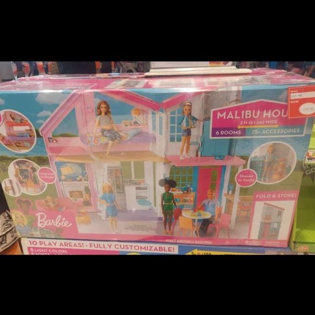 Mainan Rumah Barbie Original Mattel Barbie Malibu House