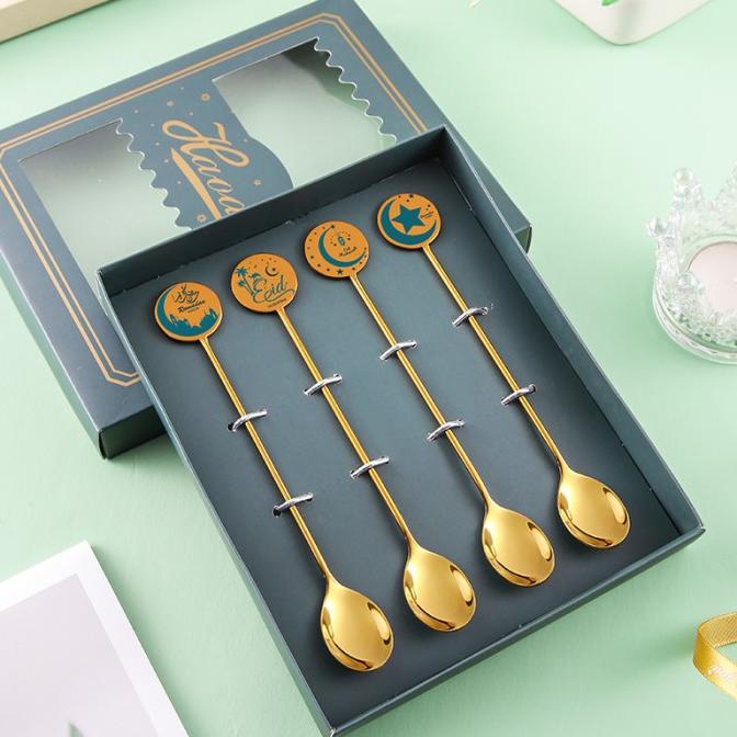 

Hampers Sendok Emas Lebaran Gold Spoon Gift set Eid mubarak Idul fitri