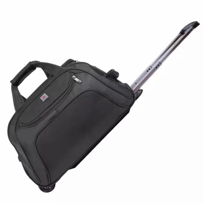 Tas Travel Bag Polo Original Jinjing Pria PakaianTrolley Roda Kabin