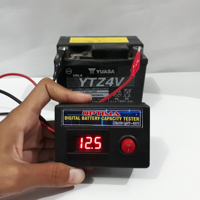 Digital Battery Capacity Tester, tester kapasitas aki 12v, 24v, dll.