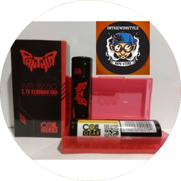CoilGear Red Panther 18650 3100mAh 35A Batre Baterai