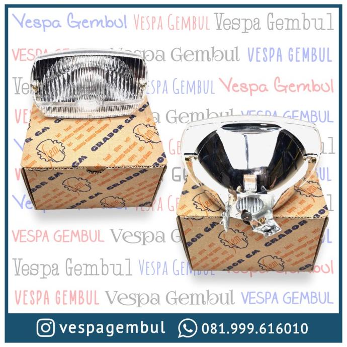 Headlamp Siem Vespa Pts Special