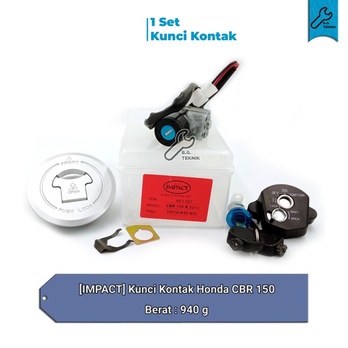 Kunci kontak Honda CBR 150 R (2014) Impact ready