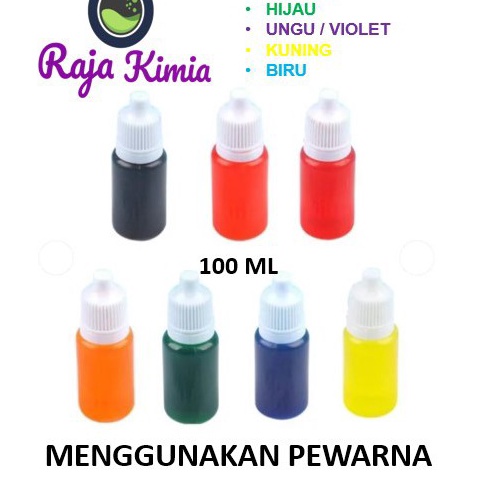 

[SF㊚.7☀> PIGMENT LIQUID WATER BASE/ PEWARNA SABUN /KOSMETIK / PEWARNA SLIME / KERAJINAN - 100 MLpasti.diikirim.!!