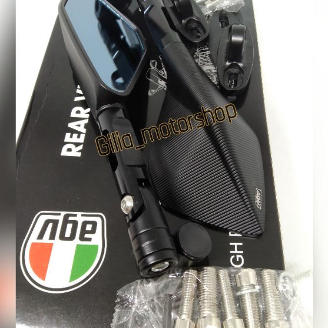 [K40-♪> Spion Tomok AGV ORI V5 Full CNC Variasi Universal Motor Nmax PCX Vario Scoopy Beat Vespa dll