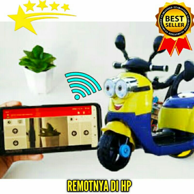 Remot motor aki anak via bluetooth android