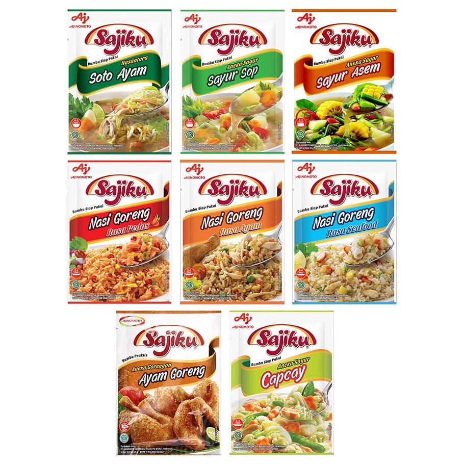 

➯⁂✯ ☘️ MUMTAAZZTORE ☘️ AJINOMOTO Sajiku Bumbu Praktis Sachet Dijual