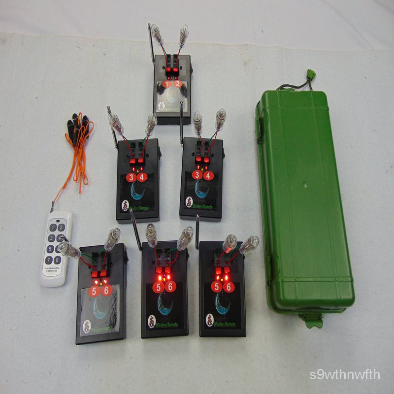 ✅&New Arrival 12 Cues Fireworks Firing System Stage Specia Waterproof Box Electric Wire Smart  Weddi