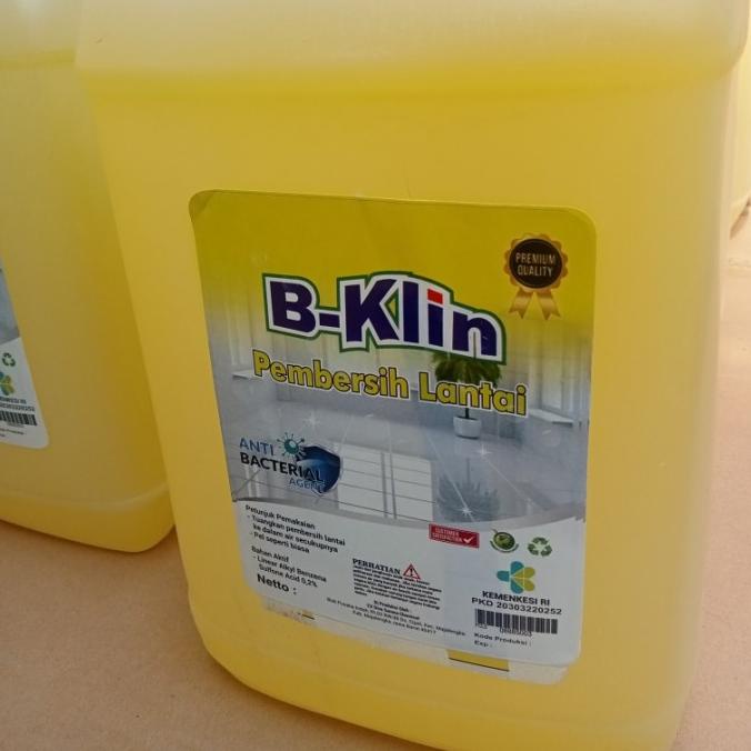 *****] sabun pembersih lantai 5 liter B-Klin / Floor cleaner 5000 ml B-Klin