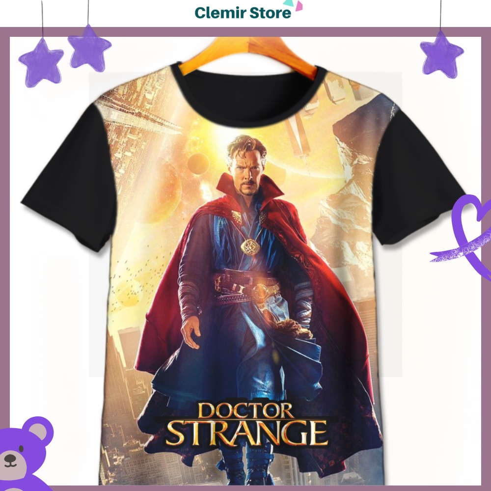 Kaos Anak Superhero Doctor Strange V6 - Baju Anak Superhero Doctor Strange Untuk Umur 1-12 Tahun| Ka