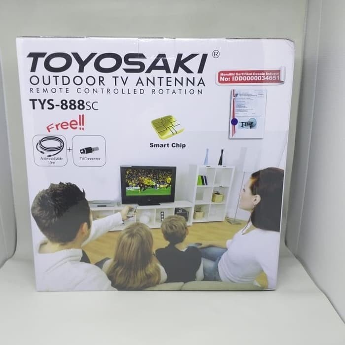 Toyosaki TYS 888 SC Antena TV DIGITAL AUTDOOR ORIGINAL
