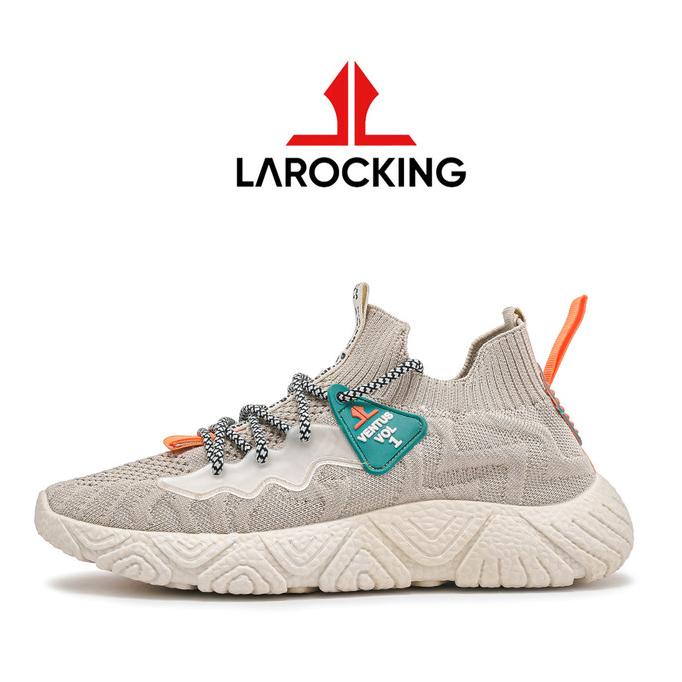Larocking - Ventus Vol 1 Coklat | Sepatu Sneakers Running Gym Shoes