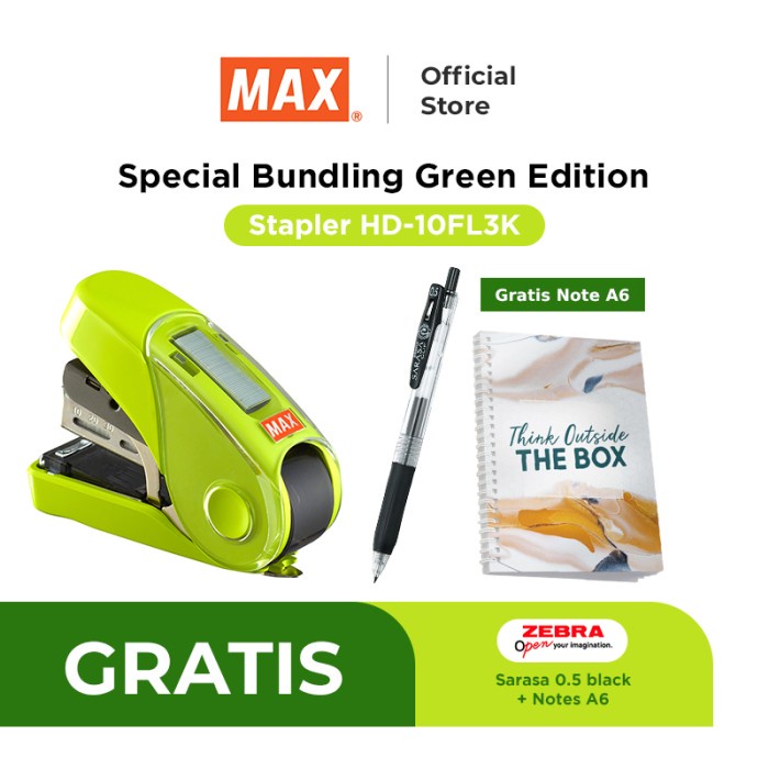 

Bestseller Max Stapler Hd-10Fl3K Light Green