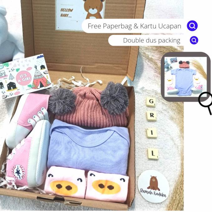 

Hampers baby girl kado lahiran kado bayi perempuan newborn