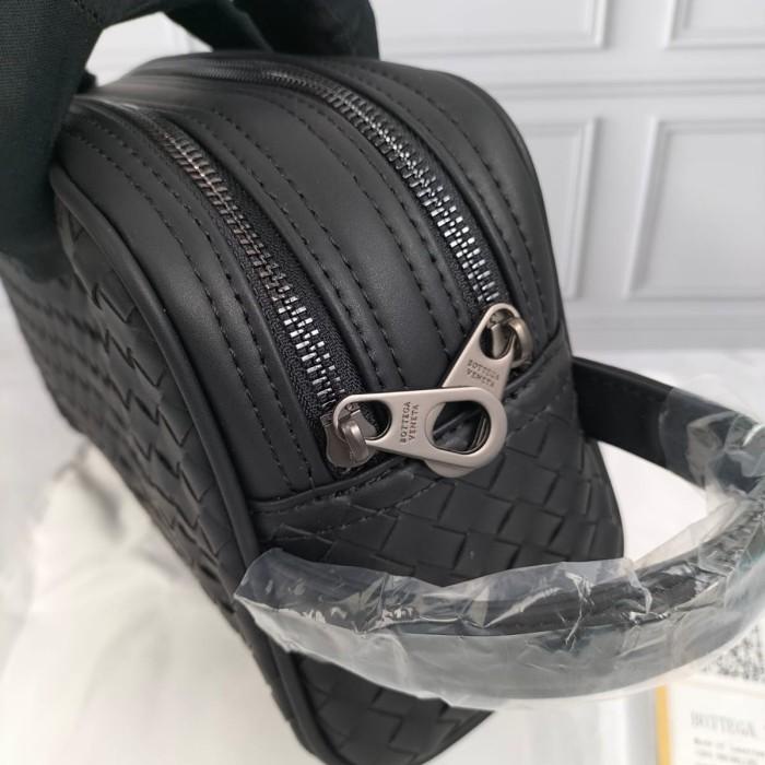 Pouch Bag Clutch Jinjing Duo Zipper Pria Boven 8003 Import Miror