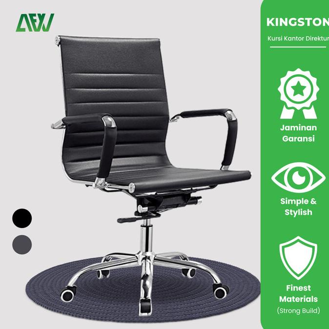 KINGSTON Kursi Kerja Kantor Kulit Office Working Gaming Chair
