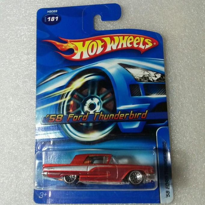 HOT WHEELS 58 FORD THUNDERBIRD. BLUE CARD 2005. ANTIK.