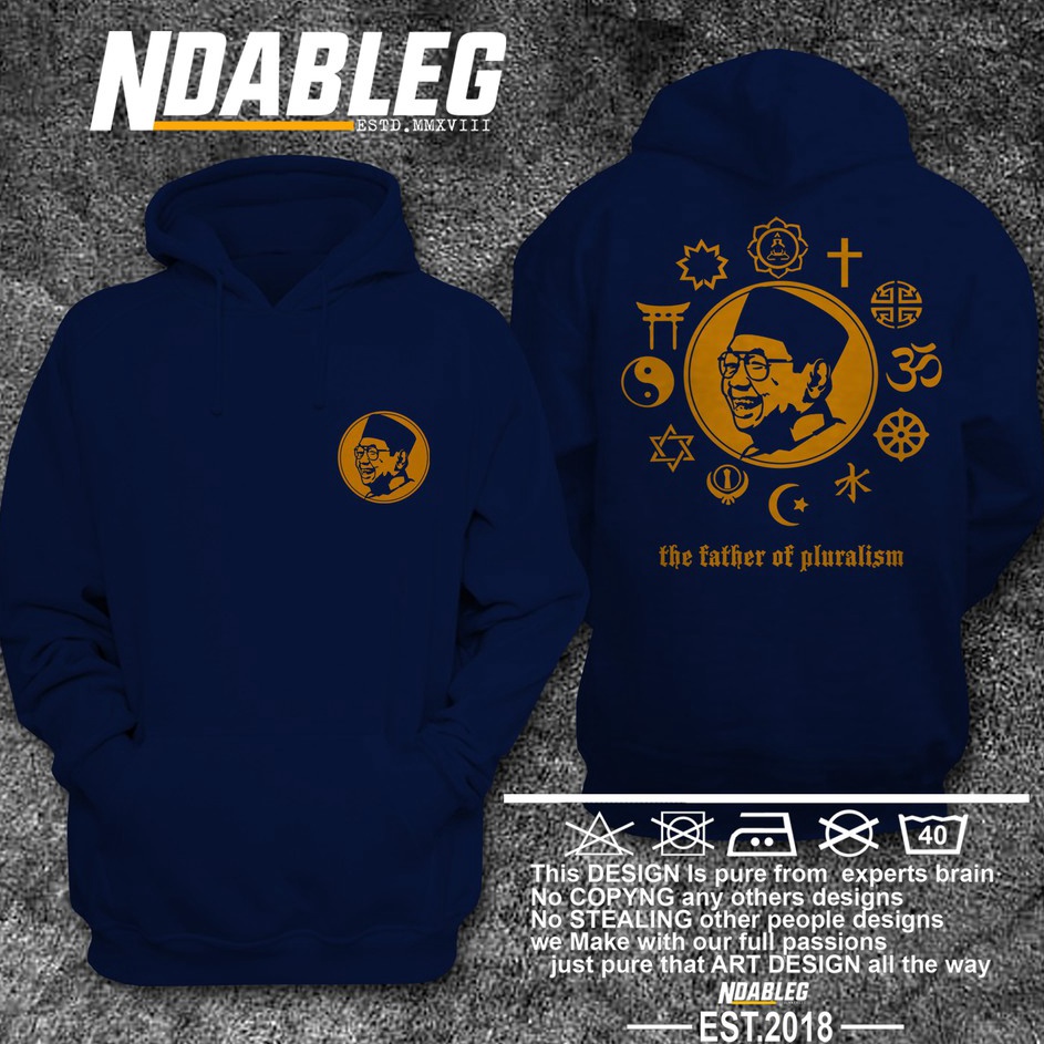 Terjamin sweater gusdur pluralisme hoodie gusdur pluralime