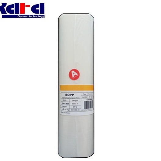 

BestSeller Plastik Laminating Roll glossy 330mm x 200m x 28 mic Merk Rafa