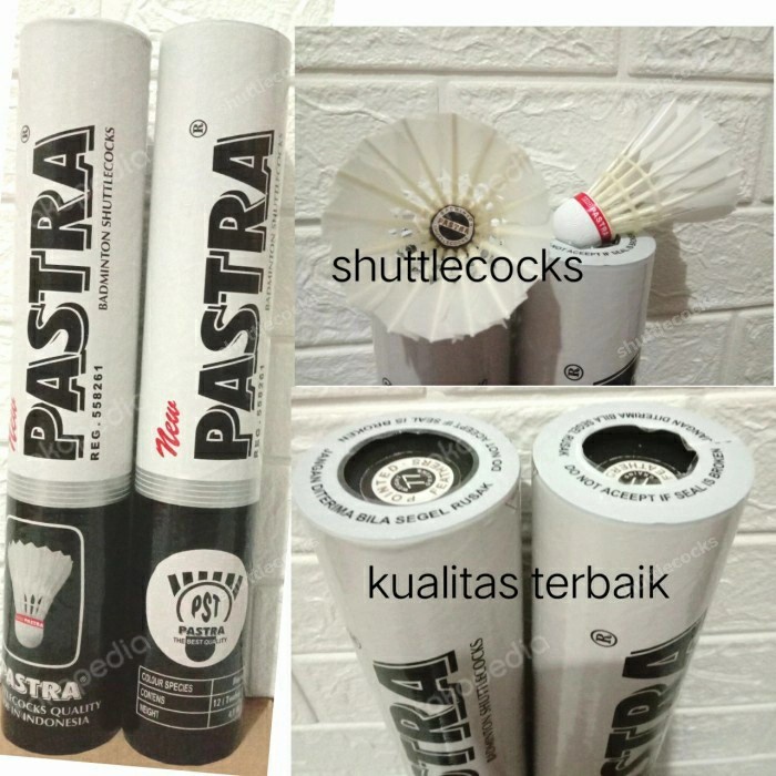 Shuttlecock Pastra Putih Hitam