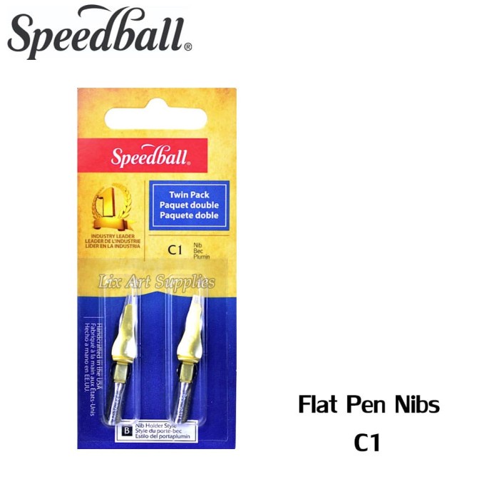 

Speedball Lettering Nibs C1 - Flat (Set of 2)