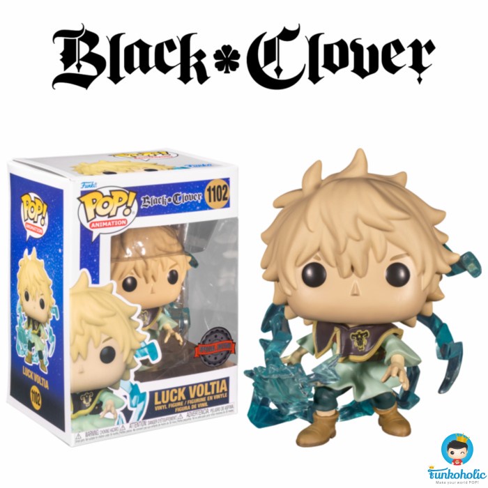 MUST HAVE FUNKO POP ANIMATION BLACK CLOVER - LUCK VOLTIA [EXCLUSIVE] #1102 TERLARIS