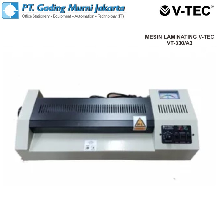 MESIN LAMINATING + HANDLE V-TEC (VT-330/A3)