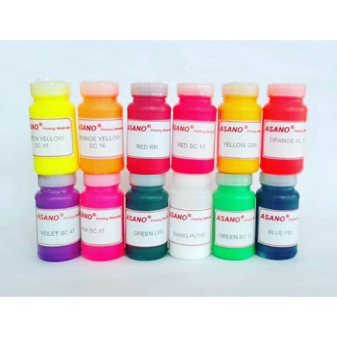

(M◆♥7.E] Biang Asano Pigmen Warna Sablon Cat Waterbase - kekinian➛!