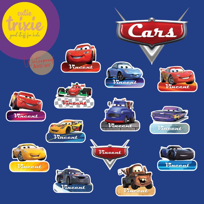 

Terlaris Sticker Label Nama Anak Cars