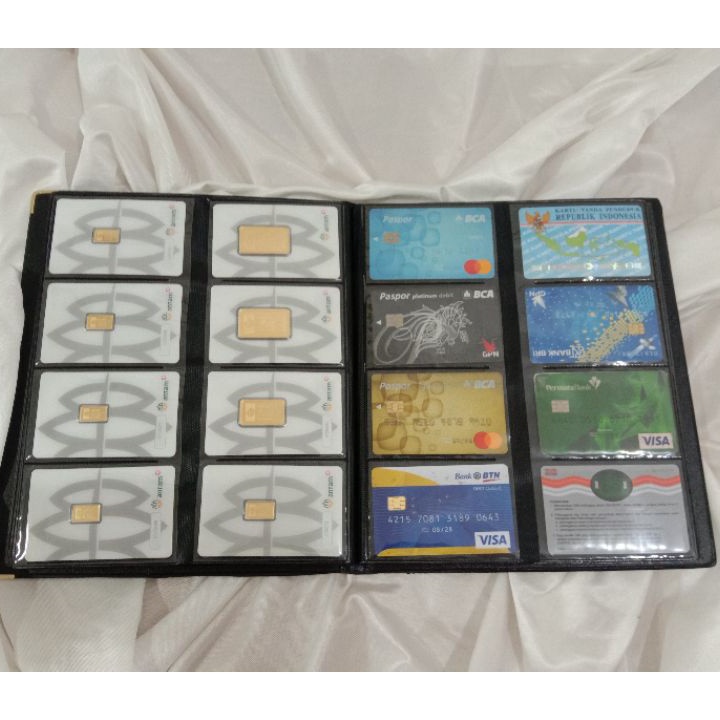 

[☀.XP◆S] Book card holder 288/bussines card holder/map kartu/album logam mulia/album kartu nama isi 288berkualiitas..!