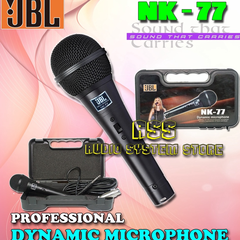 TERPERCAYA Mic Kabel NK 77 / Microphone Cable JBL NK-77 / Mic NK - 77 / Microphone JBL NK77 / Mic Dy
