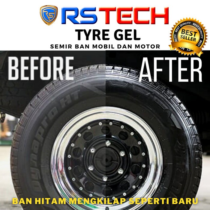 Semir Penghitam Pengkilap Ban Mobil Motor 5 Liter Tire Polish no kit best