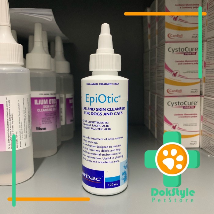 Epiotic Pembersih Telinga Anjing Dan Kucing 120Ml Bestseller Pembersih Telinga