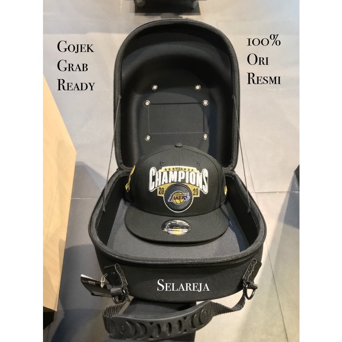 Tas Travel Bag New Era Carrier 6 Pack Cap Black 100% Original Resmi