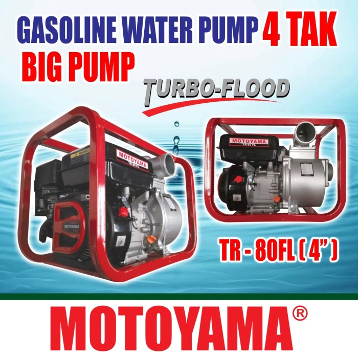 Bestseller Bandsaw Pompa Alkon - Motoyama Tr80Fl - Pompa Sawah - Pompa Irigasi Big Pump