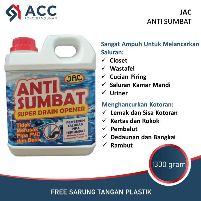 JAC Cairan Anti Sumbat WC / Cairan Anti Mampet WC / Soda Api Cair