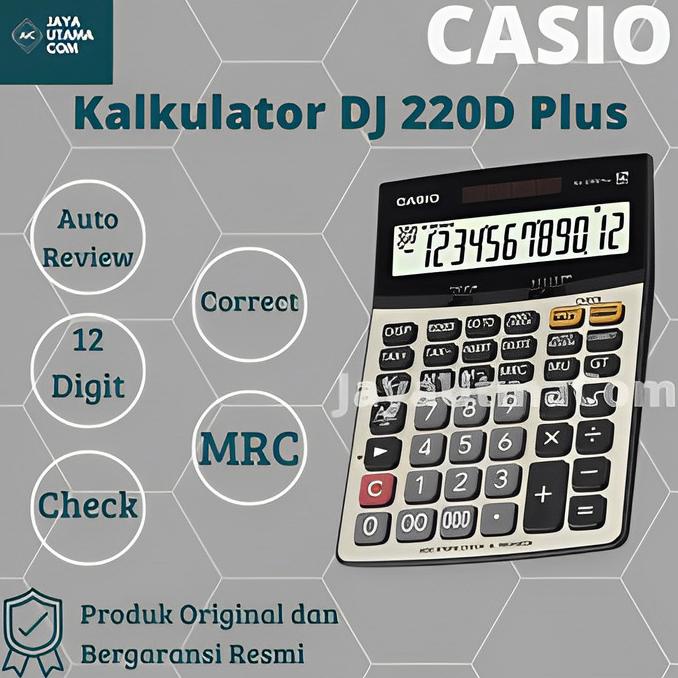 

TER-UPDATE KALKULATOR CASIO DJ-220D PLUS ORIGINAL #ORIGINAL