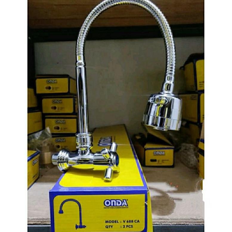TER-UPDATE KRAN KITCHEN SINK ONDA V 688 CA/KRAN ONDA/KRAN BAK CUCI PIRING ONDA/KRAN FLEXIBEL ONDA V 