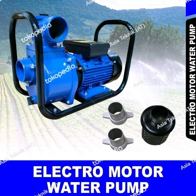 Pompa Air Alkon 3 Inch Listrik Nep80 Nishikawa.. Electric Water Pump