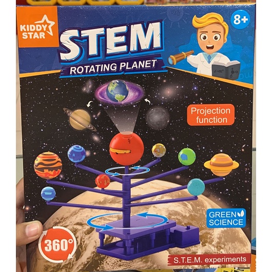 PROMO SALE MAINAN: KIDDY STAR STEM ROTATING PLANET PROJECTION FUNCTION ORI TERLARIS