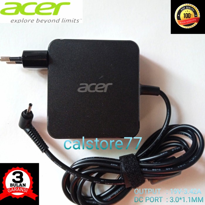 Adaptor Original Charger Acer Spin 1 Sp111-31 Spin 3 Sp31 19V - 3.42A