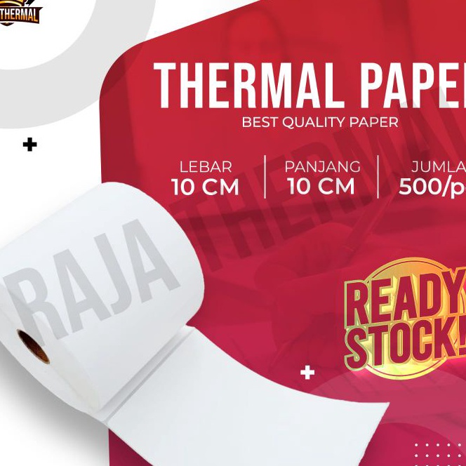 

(C1/»G☎) KERTAS STICKER THERMAL 100x100 mm 500 LEMBAR / LABEL THERMAL / STICKER LABEL THERMAL RESI 500 LEMBAR / top.produk..