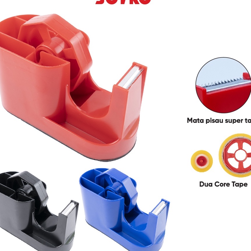 

(S❤N♡/M] Tape Cutter Tape Dispenser Pemotong Pita Perekat Joyko TD-09N -pasti.dikirim..!